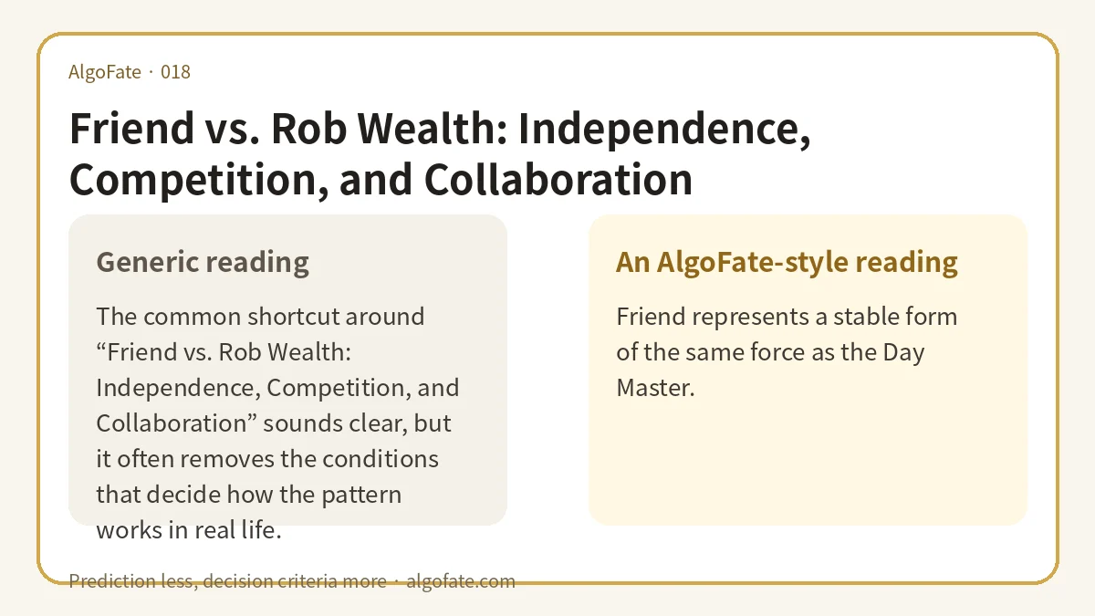 Friend vs. Rob Wealth: Independence, Competition, and Collaboration - 이미지 1