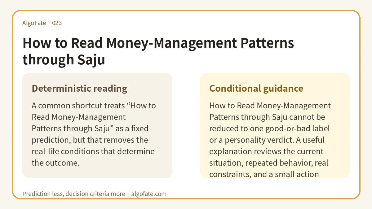 How to Read Money-Management Patterns through Saju - 이미지 1