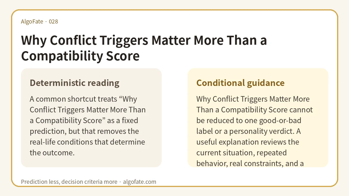 Why Conflict Triggers Matter More Than a Compatibility Score - 이미지 1
