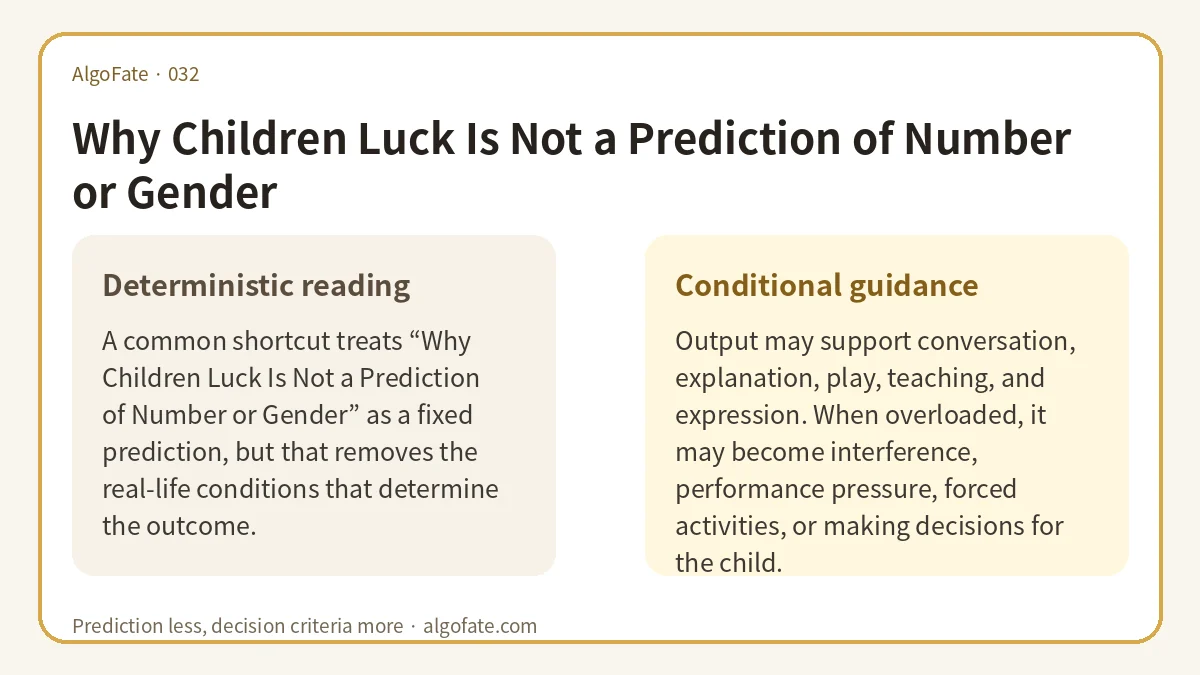 Why Children Luck Is Not a Prediction of Number or Gender - 이미지 1