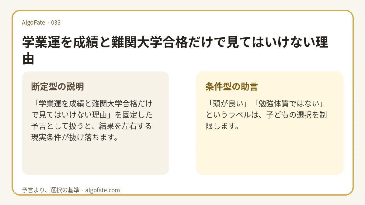 学業運を成績と難関大学合格だけで見てはいけない理由 - 이미지 1