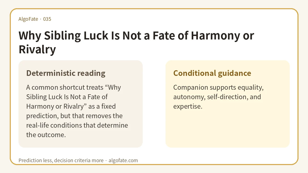 Why Sibling Luck Is Not a Fate of Harmony or Rivalry - 이미지 1