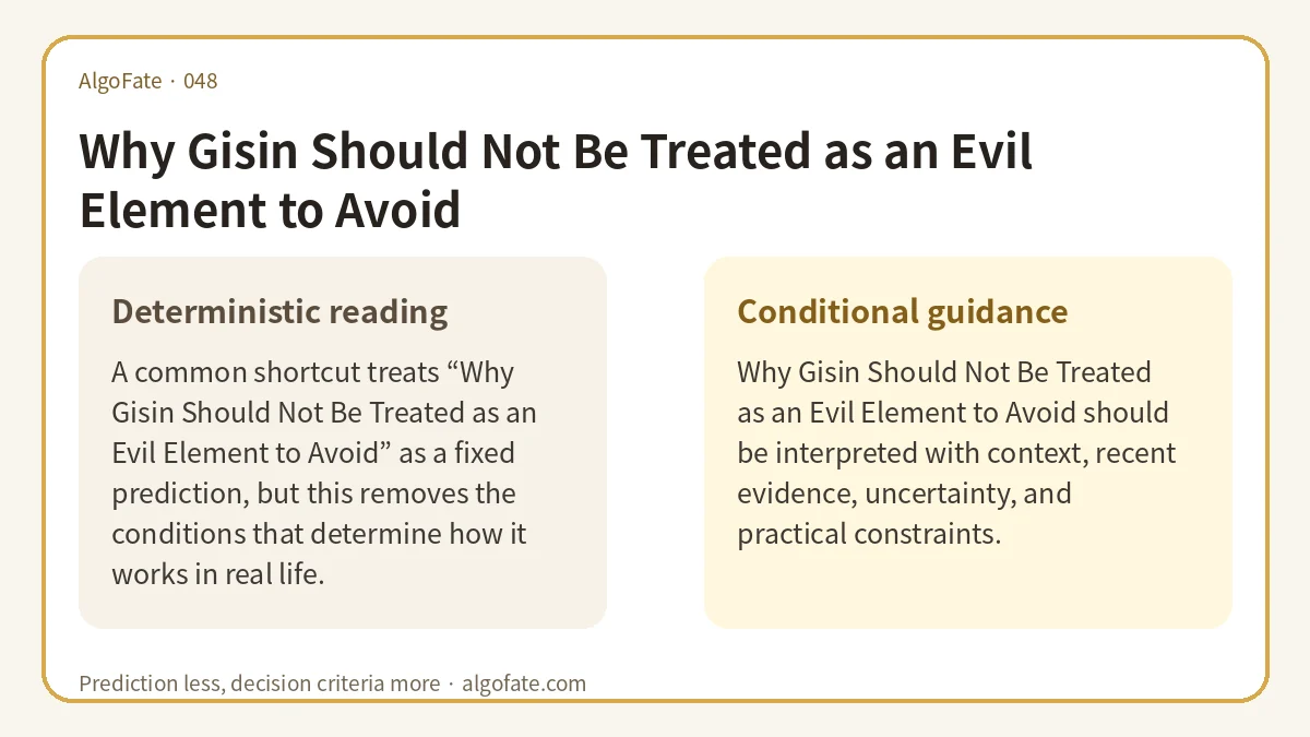Why Gisin Should Not Be Treated as an Evil Element to Avoid - 이미지 1