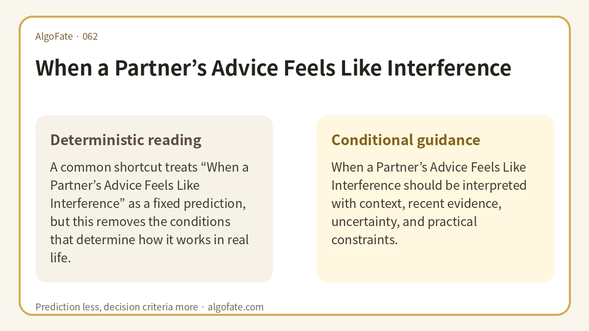 When a Partner’s Advice Feels Like Interference - 이미지 1