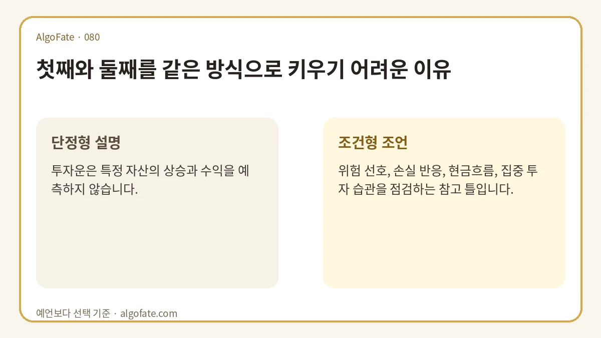 첫째와 둘째를 같은 방식으로 키우기 어려운 이유 - 이미지 1