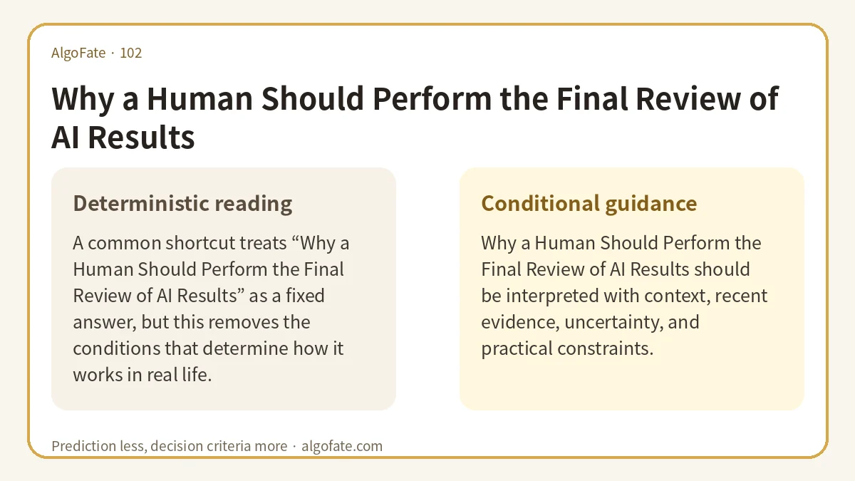 Why a Human Should Perform the Final Review of AI Results - 이미지 1